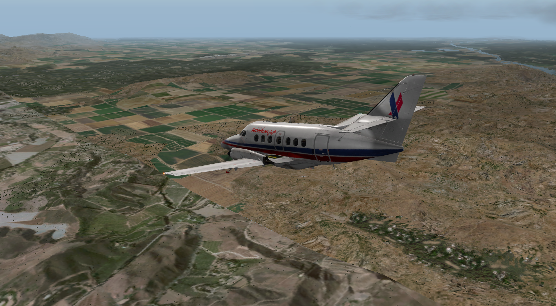 Descending for a visual app. to Rwy 26 with Camarillo just southwest
