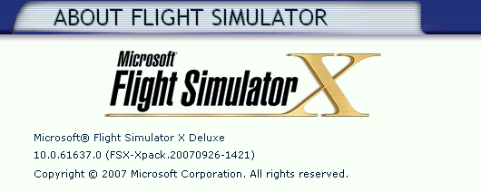 FSX version