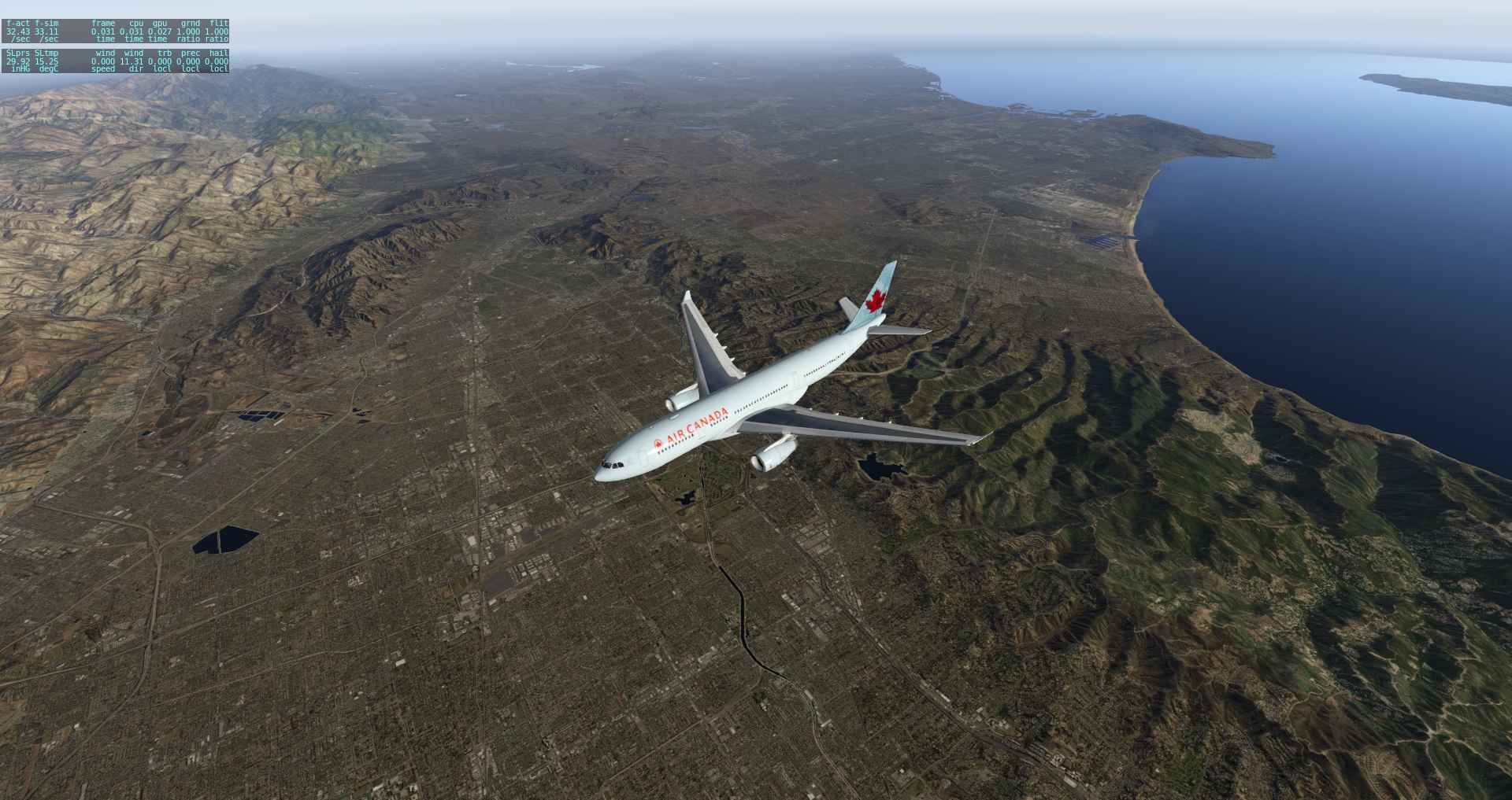 KSAN to KLAX over LA