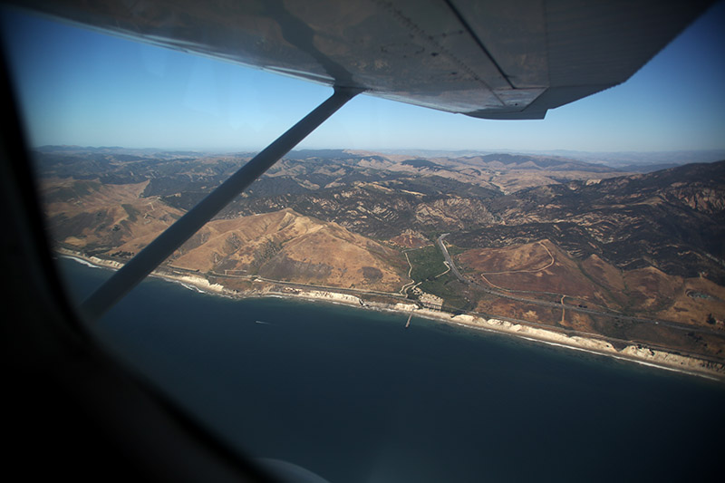 Out past Buellton Pier...