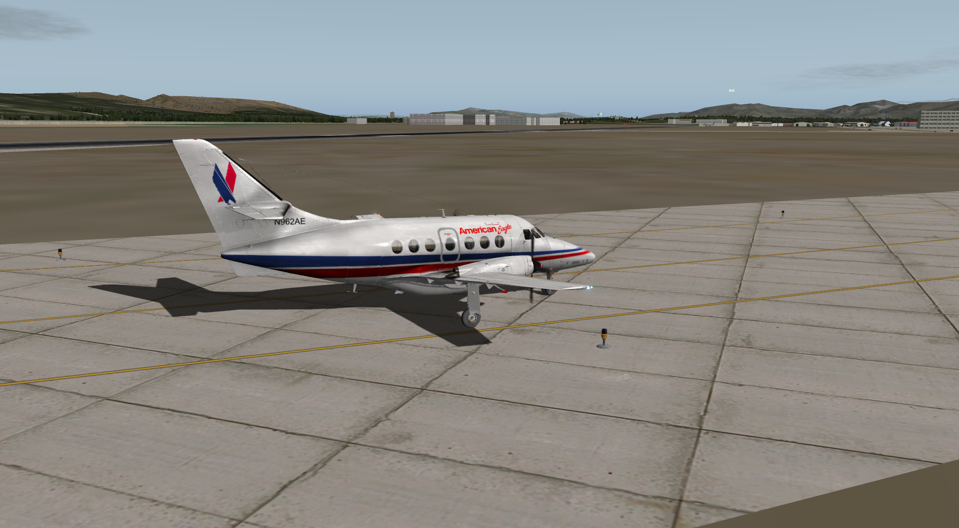 Exiting the Rwy with the Cessna on short finals and the Legacy following behind.