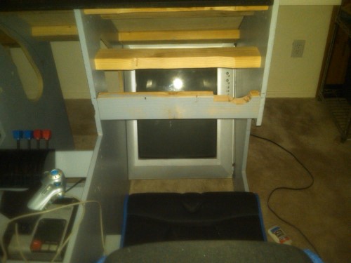 i had been on planning on installing a toe monitor on the MK II, but when I finally got it in place I discovered that I really could not see enough of it to be worth the effort of adding an extra PC/Monitor.  But I really want a toe monitor so when I fly choppers I can land on skyscrapers and such.  Guess I will just set the monitor to the right side of the sim.